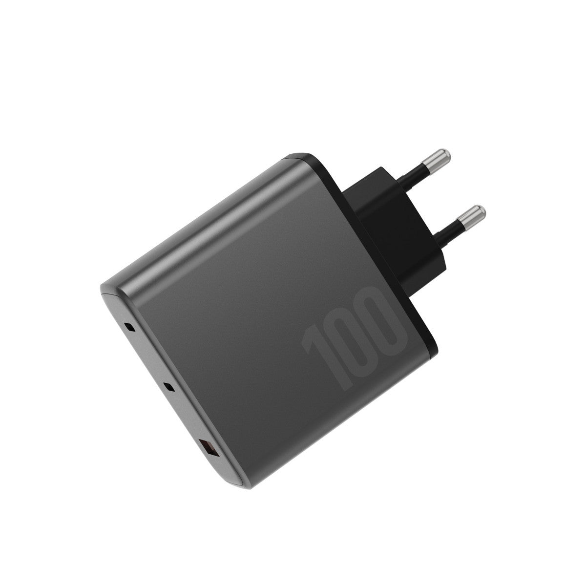Energea AmpCharge GaN100 2 Adet 100W Type-C ve 30W USB 3.0 Çıkışlı Hızlı Şarj Aleti